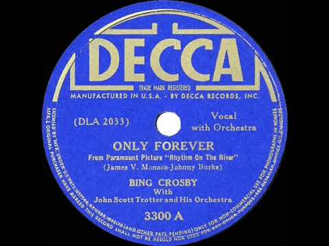 1940 OSCAR-NOMINATED SONG: Only Forever - Bing Crosby