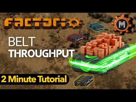 Factorio Tutorial: Mastering Belt Throughput & Speed | Nugget #2
