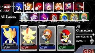 A Guide to Sonic Smash Bros: Installation, Unlockables and Cheats