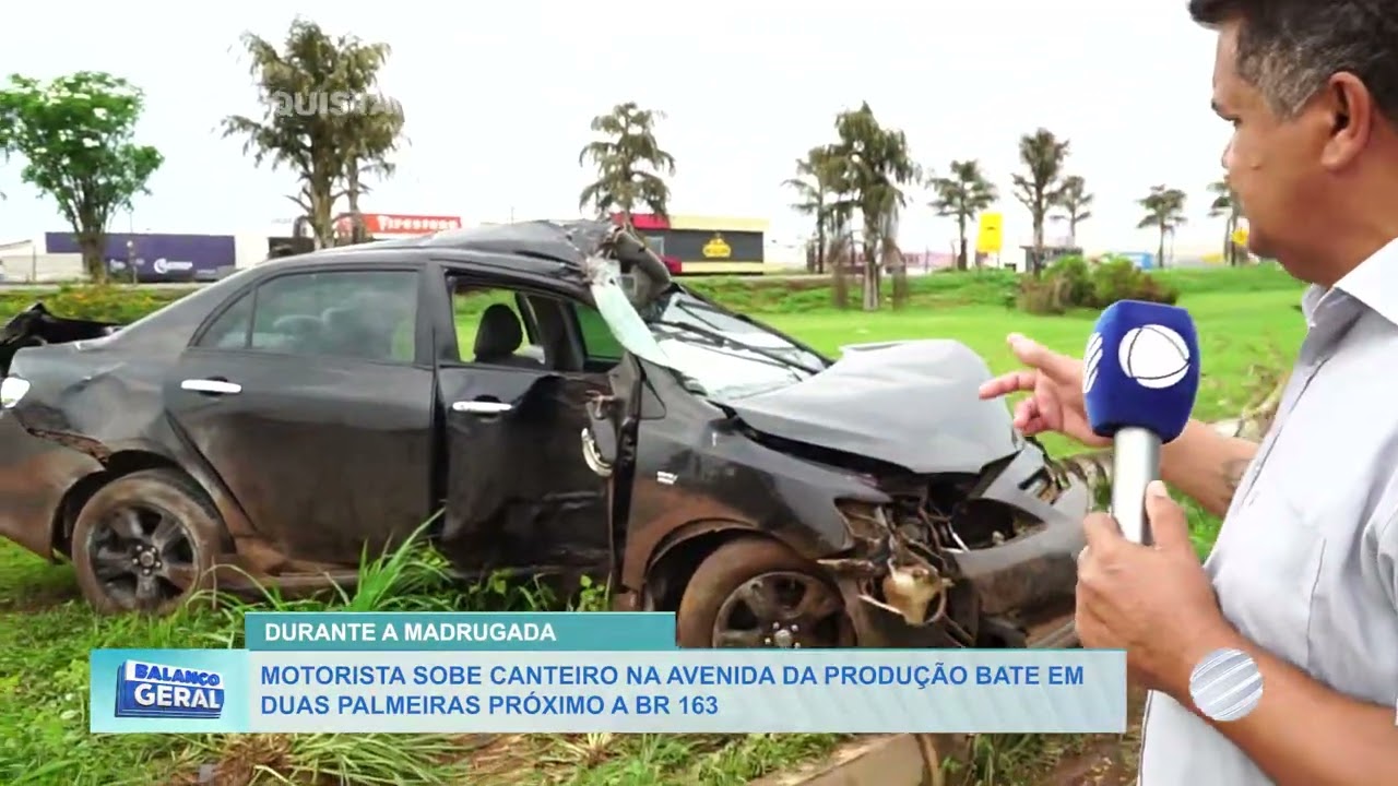 Acidente na Avenida da Produção e Caso de Agressão a Mulher em Lucas do Rio Verde