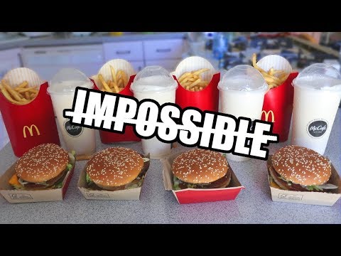The "Impossible" Big Mac Challenge DESTROYED