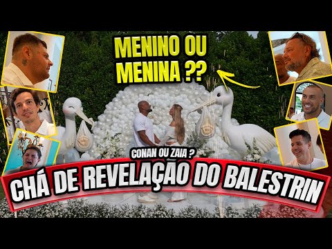 CHÁ REVELACÃO DO JÚLIO BALESTRIN - É MENINO OU MENINA ? CARIANI, RICHARD, RICARDINHO, MUCA, MAUMAU+
