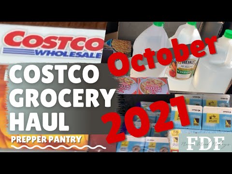 Costco Haul Prepper Pantry October 2022 - Freeze Dried...