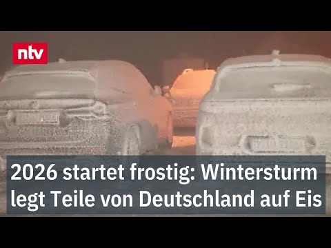 2026 startet frostig: Wintersturm legt Teile von Deutschland auf Eis | ntv
