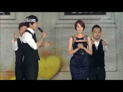 111229 SBS Gayo Daejeon Girls' GenerationYoonA+Lee Seung Gi  Alone in Love