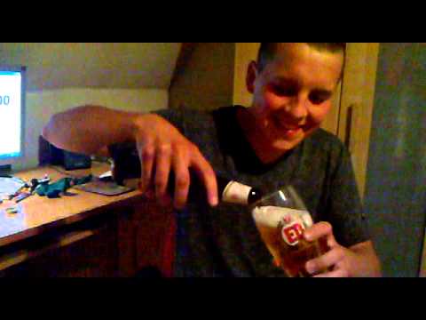 Rekord picia piwa na czas - 0:05 sekundy !