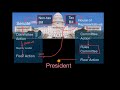 Diagramming how a bill becomes a law in the U.S.