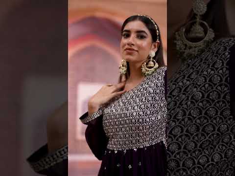 Eba Lifestyle Amirah Blooming Georgette Wholesale Nyra Cut Salwar Suit Catalog – product video thumbnail