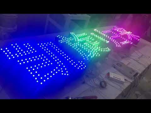 LATTICE RGB LED SIGNAGE