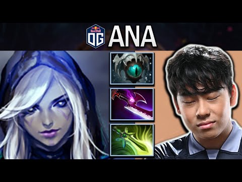 OG.ANA SMURF DROW RANGER WITH 24 KILLS & FLEXIBLE BUILD - DOTA 2 PRO GAMEPLAY