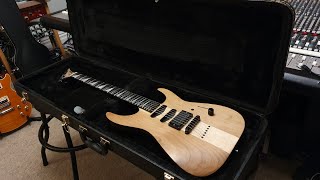 Video thumbnail for Jackson USA SL1T Soloist String-Thru EMG 57 Guitar Up Close Video Review by Essex Recording Studios