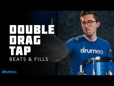 How To Play A Double Drag Tap On The Drums - Drum Rudiment Lesson