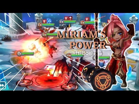 MIRIAM FIRE HAMMER BLACKSMITH SHOWCASE FT. BAEL | Summoners War Indonesia