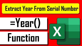 How to Use YEAR Function in Excel