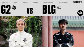G2 vs BLG, LE MATCH QUI CHANGE TOUT (WORLDS 2025)