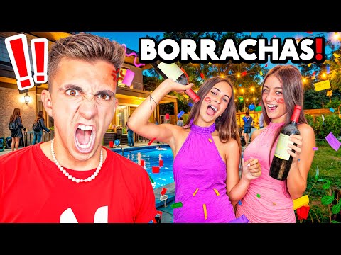 MIS HIJAS SE EMBORRACHAN POR PRIMERA VEZ! *solos en casa!*