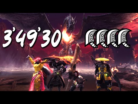 3'49"30 Fatalis | 4P Greatsword Heroics Freestyle | MHW:I Fade to Black [PC]