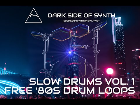 80s Slow Drums Vol. 1 - 16  Free Drum Loops - Dance, Synthpop, Rock, Soul, Synthwave Video