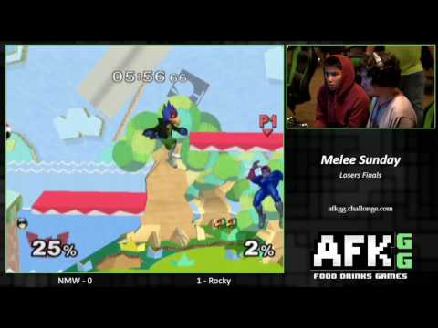 Melee - Rocky (Falco) vs NMW (C. Falcon) - Losers Finals at AFKgg 3