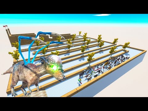 Escape From Alien Pachycephalosaurus - Last Survivor I Animal Revolt Battle Simulator