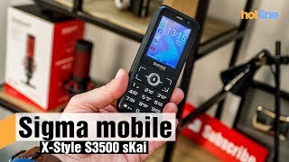 Sigma mobile X-style S3500 sKai Black - відео 1