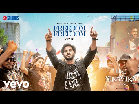 Hey Sinamika Telugu - Freedom Freedom Video | Dulquer Salmaan, Aditi Rao Hydari