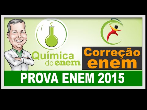 Correção Enem 2015 - Resolução COMPLETA da prova de quimica