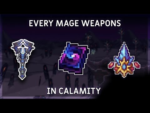 EVERY Mage Weapons In Terraria Calamity