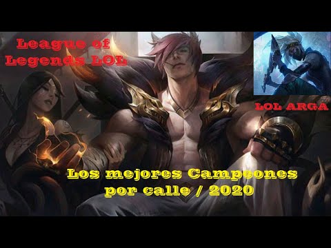 MEJORES CAMPEONES PARA JUGAR EN EL 2020, League of Legends!!!!