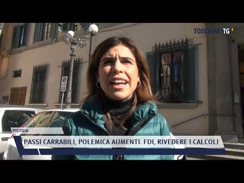 2022-02-23 PISTOIA - PASSI CARRABILI, POLEMICA AUMENTI. FDI, RIVEDERE I CALCOLI