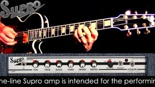 Video thumbnail for Supro 1668RT Jupiter Demo by Mike Hermans - 1x12 Flagship Combo for Pedal guys by SuproUSA