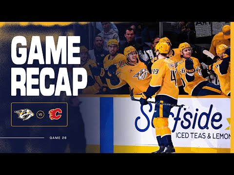 PREDS WIN: Game Highlights vs Calgary Flames: Dec. 2nd