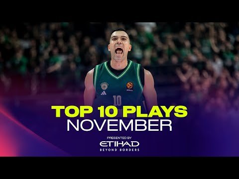 Top 10 Plays | GENIUS DIME | NOVEMBER | EuroLeague Basketball 2025-26