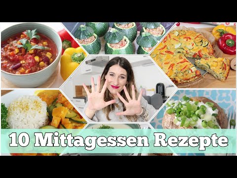 10 Mittagessen REZEPTE 🍝 Für die ganze Familie | Schnell, Einfach & Lecker