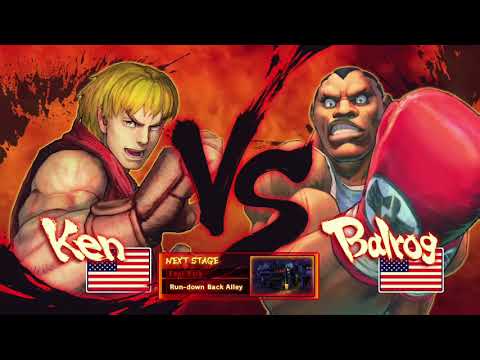 Street Fighter 4: Ken Vs Balrog (English)