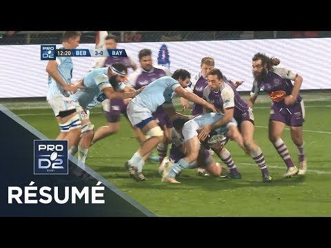 PRO D2 - Résumé Bourg-En-Bresse-Bayonne: 15-21 - J21 - Saison 2018/2019