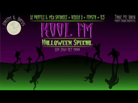 Kool FM 'Halloween Special' 1999 Drum & Bass | DJ Profile with MCs Skibadee + Riddla + Funsta + IC3