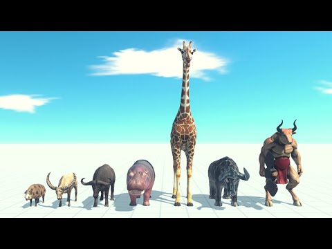 Artiodactyla Team Vs Every Unit ARBS | Animal Revolt Battle Simulator