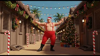 Bad Fat Santa Dancing on Jingle Bell