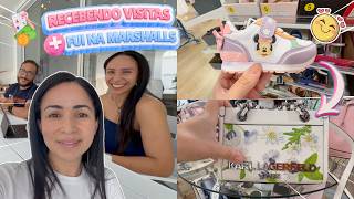 RECEBENDO VISITAS MUITO ESPECIAIS + FUI NA LOJA MARSHALLS!