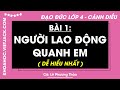 Đạo đức Lớp 4 Bài 1: Người lao động quanh em