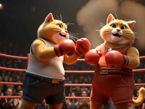 Cat workout for boxing #cat #cats #catshorts #catanimation #catfunny #catfunnyvideos #funnycats #fun