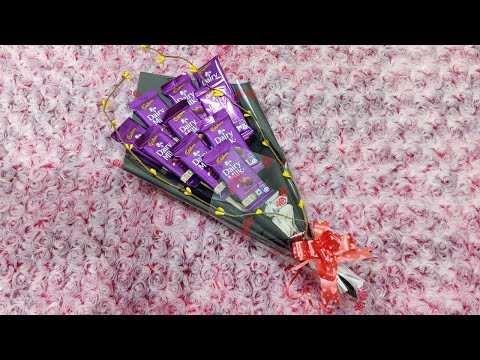 How to Make Chocolate Bouquet | Chocolate Bouquet Tutorial | Cadbury Chocolate Flower Bouquet Gift