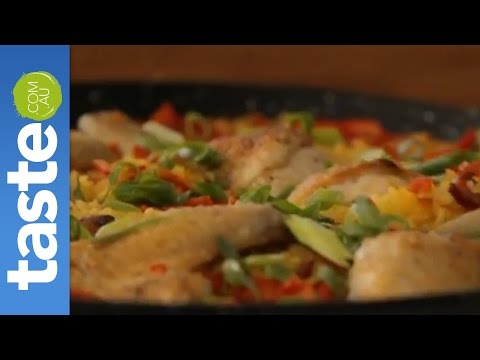 How to make chicken paella | taste.com.au