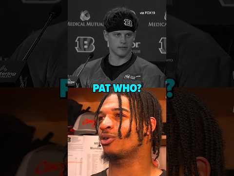 Burrow and Chase had different answers 👀🤣 #nfl #mahomes #burrow