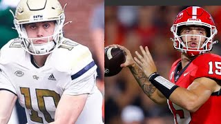 BACKYARD GEORGIA RIVALRY/ GEORGIA VS GEORGIA TECH/ LIVE GAME WATCH PARTY/ LETS GET IT 💪💪💯💯👀👀