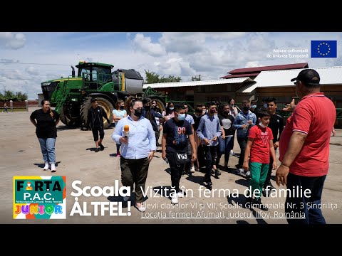 ȘCOALA ALTFEL. Elevii Școlii Nr. 3 din Șindrilița, în vizită la ferma familiei Preda din Afumați