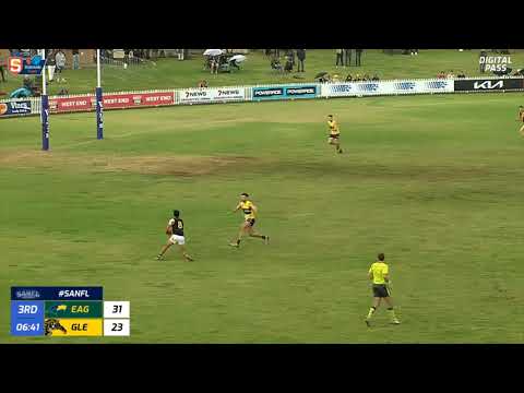 Round 12 SANFL Snapshot - Glenelg's Marlon Motlop baulks and snaps truly