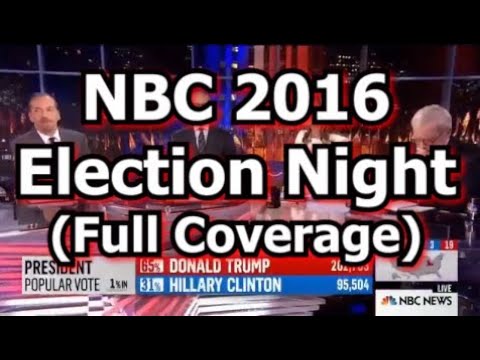 NBC 2016 Election Night (Full Coverage)