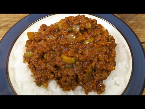 How To Make Hamburger with Olives and Paprika - Recipe